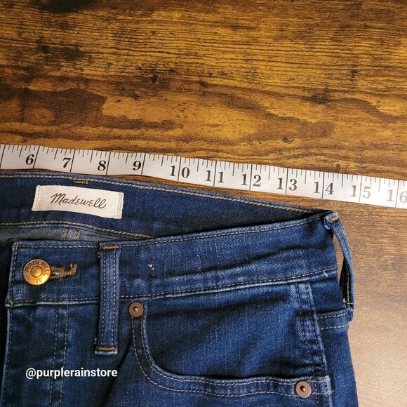 Madewell Jeans 27 High Rise 10" Skinny Hayes Wash F4684 Tummy Control Stretch - Picture 7 of 12